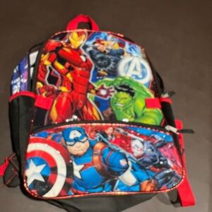 Marvel Superhero Kids Backpack - Red, Blue, Green